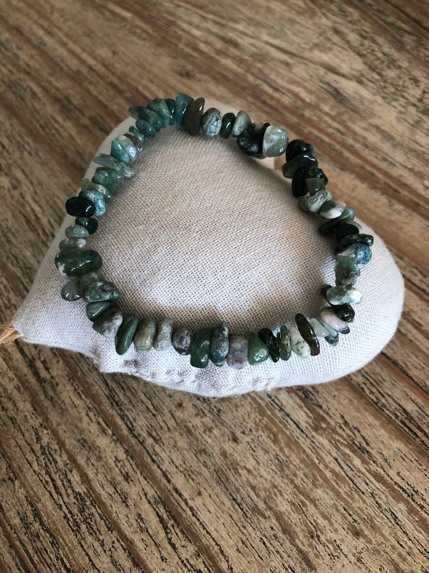 Bracelet baroque Agate Mousse AB