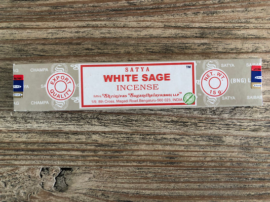 Bâton d’Encens Sauge Blanche – Purification et Protection
