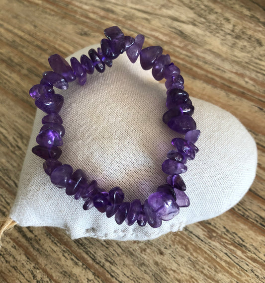 Bracelet baroque Améthyste AA