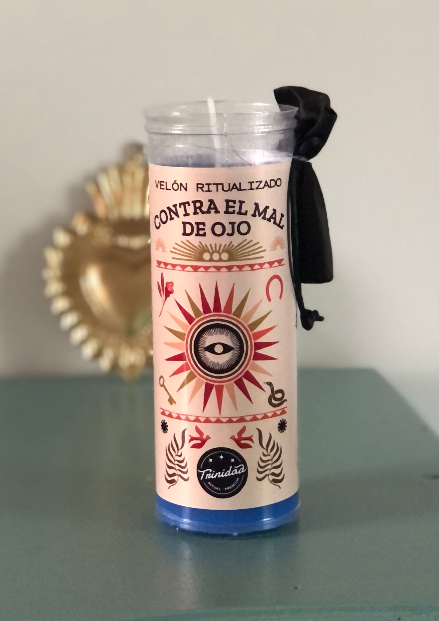 🕯️ Bougie Rituel – Protection contre le Mauvais Œil