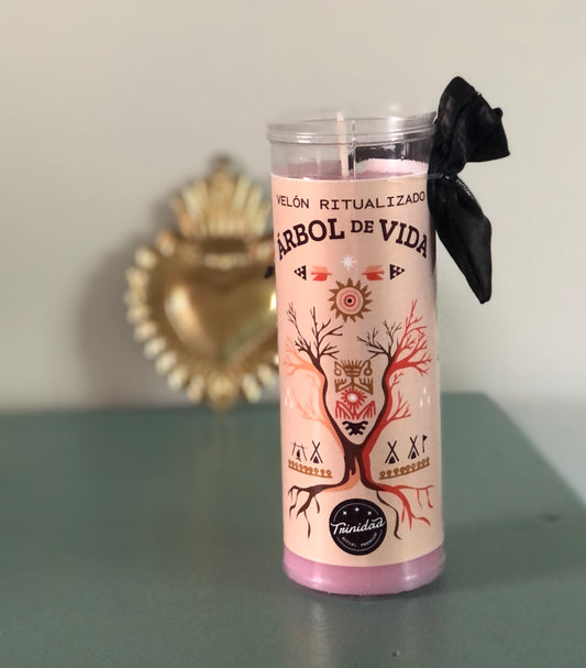 🕯️ Bougie Rituel Arbre de Vie