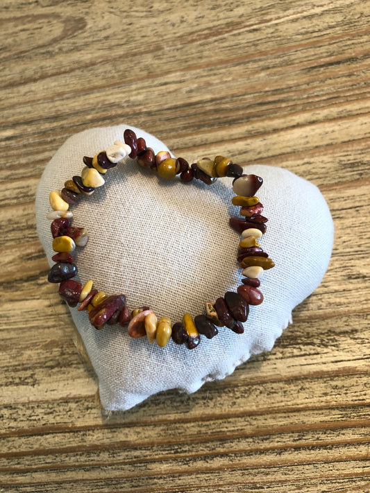 ✨ Bracelet Baroque – Jaspe Mokaite (Qualité A)