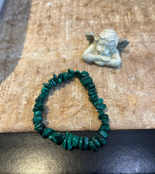 ✨ Bracelet Baroque – Malachite ✨